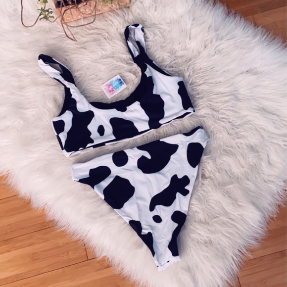 Cow print Bikini Set - Picture 4 of 5